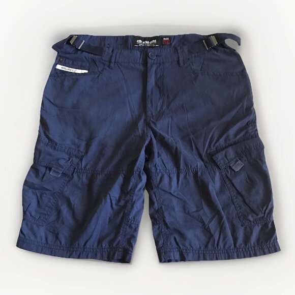 Ecko Unltd Blue‎ Cargo Shorts Men's Size 34 Outdoor Skater Punk Grunge Hip Hop - Picture 1 of 4